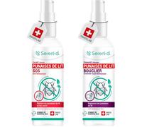 SOS ANTI PUNAISES DE LIT SUPER PUISSANT + SPRAY BOUCLIER RÉPULSIF HAUTEMENT EFFICACE - Traitement naturel à double efficacité