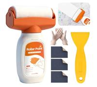 SOS Kit Peinture Réparation Mur Blanc 500g avec Rouleau et Accessoires