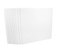 Sosoport 10 Pièces Plateau à Gâteaux Carré Blanc en Papier Épais, Résistant au Poids des Gâteaux Lourds, Assiette à Dessert Sûre pour Présentation de Fête