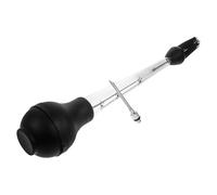 Sosoport 2 Ensembles Tube d'assaisonnement de pompe à poulet arroser aiguille à poire à dinde aiguille d'injecteur de saveur de dinde poire à dinde en silicone Gel de silice Noir