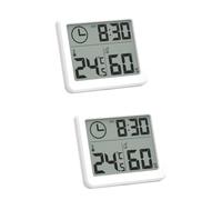 Sosoport 2 Pièces Accessoires De Chambre À Domicile Thermomètre Capteur De Température Jauge D'Humidité Thermomètre Intérieur Sans Fil Humidimètre Pour Salle De Plantes Intérieur