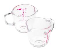 Sosoport 2 Pièces Tasse à Mesurer Cuisine 15ml Graduée en As pour | Petit Doseur Domestique, Poignée Confortable, Usage la Cuisine et Boisson, Format Compact, Facile à Tenir