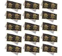 Sosoport 20 Pièces Serviettes de Table en Papier Noir pour 50 Élégantes | Usage Polyvalent, Haute Absorption, Jetables, pour Réunion Familiale et Fête D'anniversaire