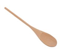 Sosoport 24 Pièces Cuillère à Salade en Bois à Long Manche Cuisine, Cuillère de Service Non Vernie, Ustensile Artisanal en Bois Beige pour Mélanger et Servir