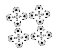 Sosoport 24pièces Pendentif Football pour Décoration Noël Boule De Noël Forme De Ballon De Foot Décor Sapin De Thème du Sport