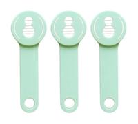 Sosoport 3 Pièces Coupe-légumes Multifonction pour Gingembre et Oignon | Poignée Ergonomique, Nettoyage Facile, Usage la Cuisine et Pique-niques, Plastique et Métal, Couleur Vert