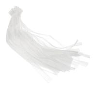 Sosoport 50 Pièces Paquet en Filet Réutilisables PE Blancs | Respirants et Lavables, Chargement Facile, pour Fruits de Mer, Fruits, Supermarché et Maison