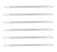 Sosoport 6 Pièces Tube Chauffant Quartz pour Radiateur Électrique, Élément de Remplacement Solide Chauffage Rapide, pour Usage Domestique Intérieur