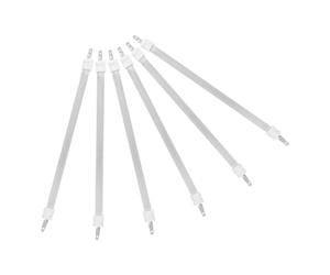 Sosoport 6 Pièces Tube D'élément Chauffant en Quartz Haute Température 16 Cm pour Radiateur Électrique, Distribution Uniforme Chaleur, Matériau Quartz et Céramique, pour Bureau