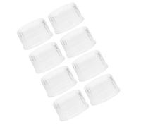 Sosoport 8 Pièces Ensemble de Bouchons en PC pour Shaker à Cocktail, Couvercles Anti-éclaboussures pour Bouteilles Shaker, Matériel Solide et Portable, pour Bubble Tea et Bars