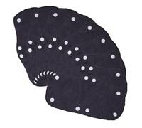 Sosoport 9 Pièces Bande Absorbante de Sueur en Polyester Léger et Lavable pour Casque de Sécurité pour Travaux de Soudure et Chantiers de Construction, Confort Homme