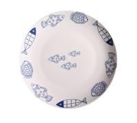Sosoport Assiette en Porcelaine 8 Pouces en Céramique Peinte à Main | Finition Artistique Brillante, Format 8 Pouces, Usage Domestique, Pièce Décorative pour Table, Vaisselle