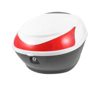 Sosoport Boîte à Outils Moto Petite Taille Blanche, Coffre de Selle pour Rangement sous Siège, Robuste et Polyvalent, Paquet de Rangement Pratique pour Casque et Accessoires Vélo, Usage