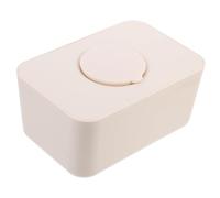 Sosoport Boîte Distributrice Grosse Capacité en Silicone de Lingettes Humides et Pratique Beige Multifonctionnelle pour Maison ou Voiture