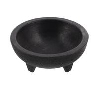 Sosoport Bol 4 Oz en Plastique Noir à Salsa Mexicain pour Buffet Fiesta | Design Profond, Entretien Facile, Passe au Lave-vaisselle, Usages Variés, Touche Traditionnelle pour Service