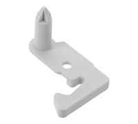 Sosoport Butée de Charnière de Porte en Plastique Gris pour Réfrigérateur, Crochet de Maintien Anti-ouverture Excessive, Pièce Détachée Compatible pour Réparation de Congélateur, Usage