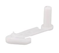 Sosoport Butée de Porte Réfrigérateur en Plastique Résistant, Crochet de Remplacement Gauche Compatible Congélateur, Accessoires pour Réparation Appareils Électroménagers la Cuisine,