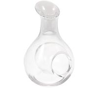Sosoport Carafe À Décanter Vin En Verre Décanteur De Vin Créatif Avec Réserve À Glaçons Bec Incliné Anti Goutte Corps Transparent 6.30 X 3.74 X 3.74 Pouces Pour Maison Et Réceptions