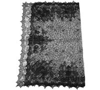Sosoport Chemin de Table en Dentelle Noire pour Décoration de Table Halloween Motif Toile D'araignée, Ambiance Festive et Design Délicat pour Fête D'halloween