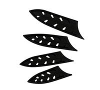 Sosoport Couvercle de Protection Lot de 10 Pièces en Plastique Noir Grip Supplémentaire pour Protéger Doigts pour Couteaux en Céramique pour Ranger un Tiroir ou Paquet de Chef