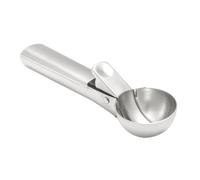Sosoport Cuillère à Glace Outil Robuste en Acier Inoxydable pour Camping, Cuillère à Boules de Melon et Dessert pour Purée et Boules de Fruits