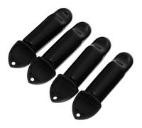 Sosoport Ensemble 8 Pièces Goupillon de Nettoyage et Couvercle en Caoutchouc Noir pour Robinet de Fût de Bière, Accessoires Étanches pour Entretien de Robinet de Bière, Kit Pratique
