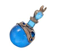 Sosoport Flacon de Liquide en Résine Bleu Sirène Scintillante, Décoration Créative et Pratique pour Bureau ou Maison, Accessoire Charmant et Attrayant