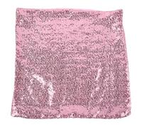 Sosoport Housse de Coussin Décorative Rose, à Paillettes, pour Lit | Usage Festif Noël, Effet Scintillant Haute Densité, Sensation Douce et Agréable, Tissu Plastique