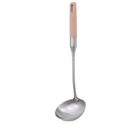Sosoport Louche à Soupe en Acier Inoxydable avec Manche en Bois, Grosse Capacité, Facile à Ranger, Cuisine Professionnelle Restauration