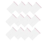Sosoport Paquet 9x13cm Zippés Réutilisables et 100 en Plastique Transparents Pochette de Rangement Auto-adhésive pour Bijoux Friandises Usage Industriel Boutique