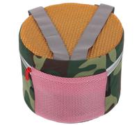 Sosoport Petit Tabouret de Jardinage Portable Pliable avec Sangle, | Patios et Coffres de Voiture, 24,5x24,5x18cm, Siège Stable sans Balancement Couleur Aléatoire