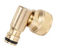 Sosoport Raccord Rapide Adaptateur Polyvalent pour Tuyau D'arrosage en Laiton 3/4 Pouces Connecteur Pivotant pour Robinet et Tuyaux, pour L'arrosage de Jardin