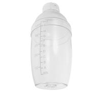 Sosoport Shaker Facile à Nettoyer Transparent Étanchéité 530ml en Plastique à Cocktail et Bars et Salons de Thé au Lait