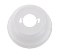 Sosoport Support de Fixation Abat-jour en Métal Blanc pour Ventilateur de Plafond Cache Décoratif et Remplacement Solide pour Lampe Ventilateur, Accessoire Montage Facile pour Chambre