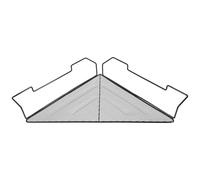 Sosoport Support Pot de Fleurs Fer Noir pour Balcon et Terrasse Étagère Angle Suspendue Niveau Porte-plantes Robuste et Pratique pour Intérieur et Extérieur