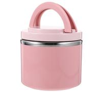 Sosoport Tasse Isotherme Couvercle 630ml en Acier Inoxydable Petit-déjeuner | Rose, Ouverture Large et Base Stable, pour Bureau, École, Jus et Thé