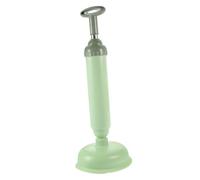 Sosoport Ventouse Déboucheur WC Puissant Vert en Caoutchouc et Acier Inoxydable Poignée Confortable pour Déboucher Toilettes et Salle de Bain