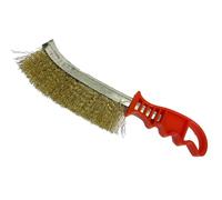 SoSupplies Brosse métallique à main avec poignée en plastique robuste pour bricolage, peinture, anti-rouille