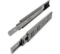 SOTECH 1 paire Coulisses à sortie totale KV2-45-H45-L350-SE avec retour automatique Hauteur 45 mm Longueur 350 mm Coulisses télescopique charge maxi 45 kg