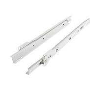 SOTECH 1 paire de coulisses à extension partielle RT3-30-B12,5-L550-NF Longueur 550 mm Roulement à galets blanc revêtu de poudre