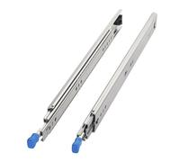 SOTECH 1 paire de Coulisses pour charges lourdes KV2-100-H53-L550-LC 550 mm avec fonction d'encliquetage Lock-in/out Coulisse à sortie totale pour charges lourdes, charge maximale 100 kg