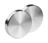 SOTECH 1 paire Poignées de portes coulissantes JASCHA Ø de la poignée : 50 mm autocollant Poignée en acier inox pour portes en verre