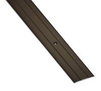 SOTECH 1 pièce 37 mm Profilé de transition Cross Aluminium Rail de finition | pour seuil de porte Rail de transition Largeur Profilé de finition Aluminium bronze anodisé 100 cm