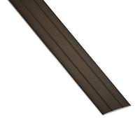 SOTECH 1 pièce 37 mm Profilé de transition Cross autocollant extra plat | bronze anodisé Rail de transition Largeur Longueur 100 cm