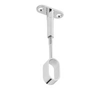 SOTECH 1 pièce barre d'armoire 30 x 15 mm Chrome poli Support