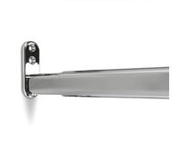 SOTECH 1 pièce Barre télescopique tube d'armoire réglable ovale Longueur : 900 - 1100 mm
