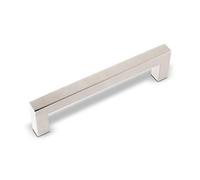 SOTECH 1 pièce poignée de meuble E3 en acier inoxydable véritable BA 160 mm (profil 15 x 15 mm) poignée de barre poignée de garde-corps poignée de tiroir