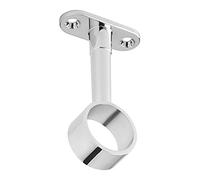 SOTECH 1 tringle de penderie, support central pour tubes d'armoire ronds, Ø 25 mm, support de penderie, support de tuyauterie