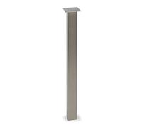SOTECH 1 x Pied de Table carré 100 x 100 Hauteur 870mm Anodisé Hauteur Réglable Capacité de Charge 150 kg Pied de Support Pied