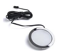 SOTECH Spot encastré 12V LED Giulia Spot encastrable pour meuble Ultraslim | 3W / Blanc froid - 6000K / 65 x 12 mm / Boîtier chromé